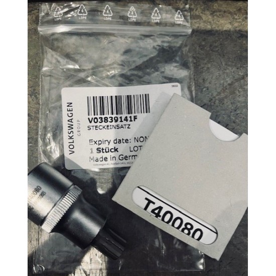 Genuine Vag T40080 Timing Chain Cam Adjuster Socket Tool 
